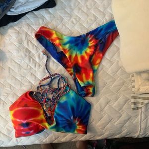 Tie dye swimsuit